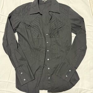 Express Women’s Essential Stretch Black Shirt- Size S